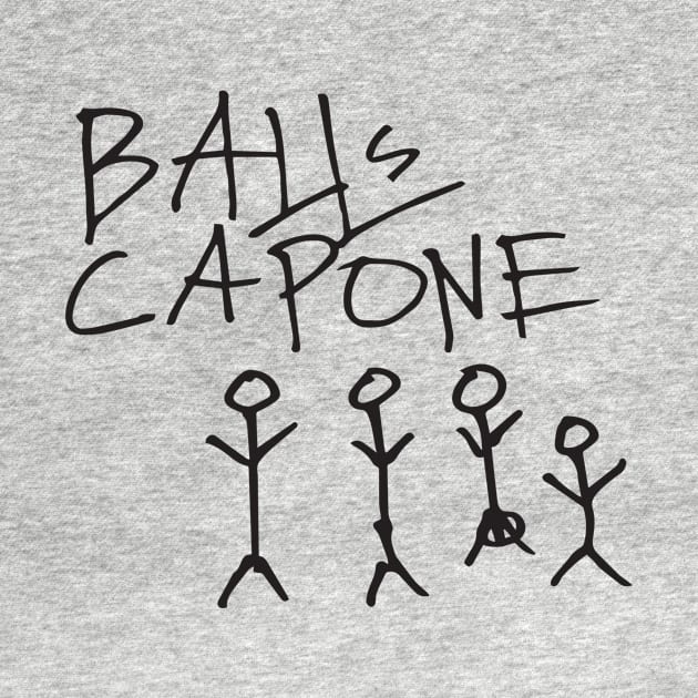 Classic Logo black by The Balls Capone Merch Booth